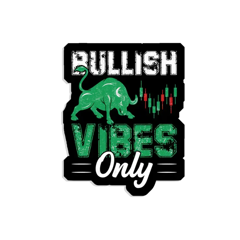 Bullish Vibes Only Sticker