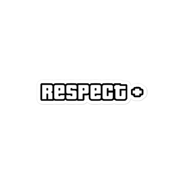 Respect + GTA Gaming Sticker
