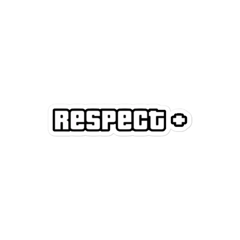 Respect + GTA Gaming Sticker