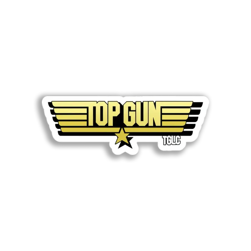 Top Gun Logo Sticker
