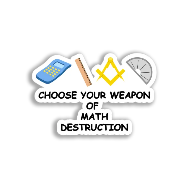 Math Tools Set Sticker