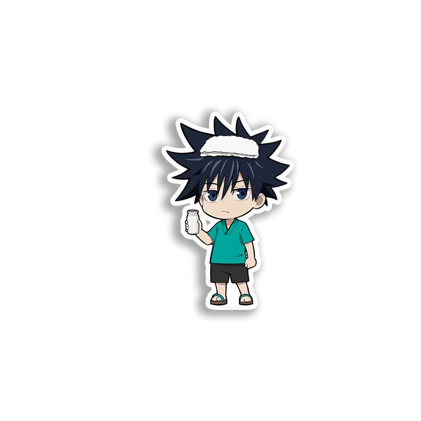 Chihiro with Milk Sticker