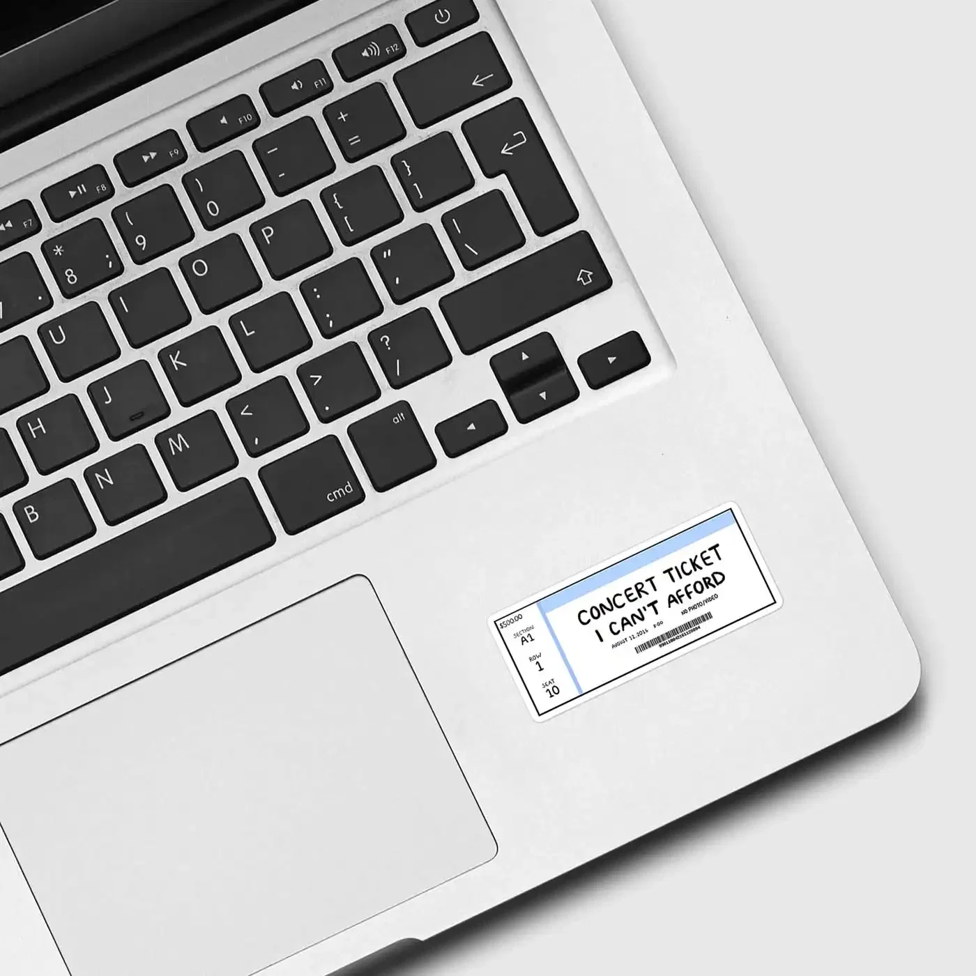 Concert Ticket Sticker