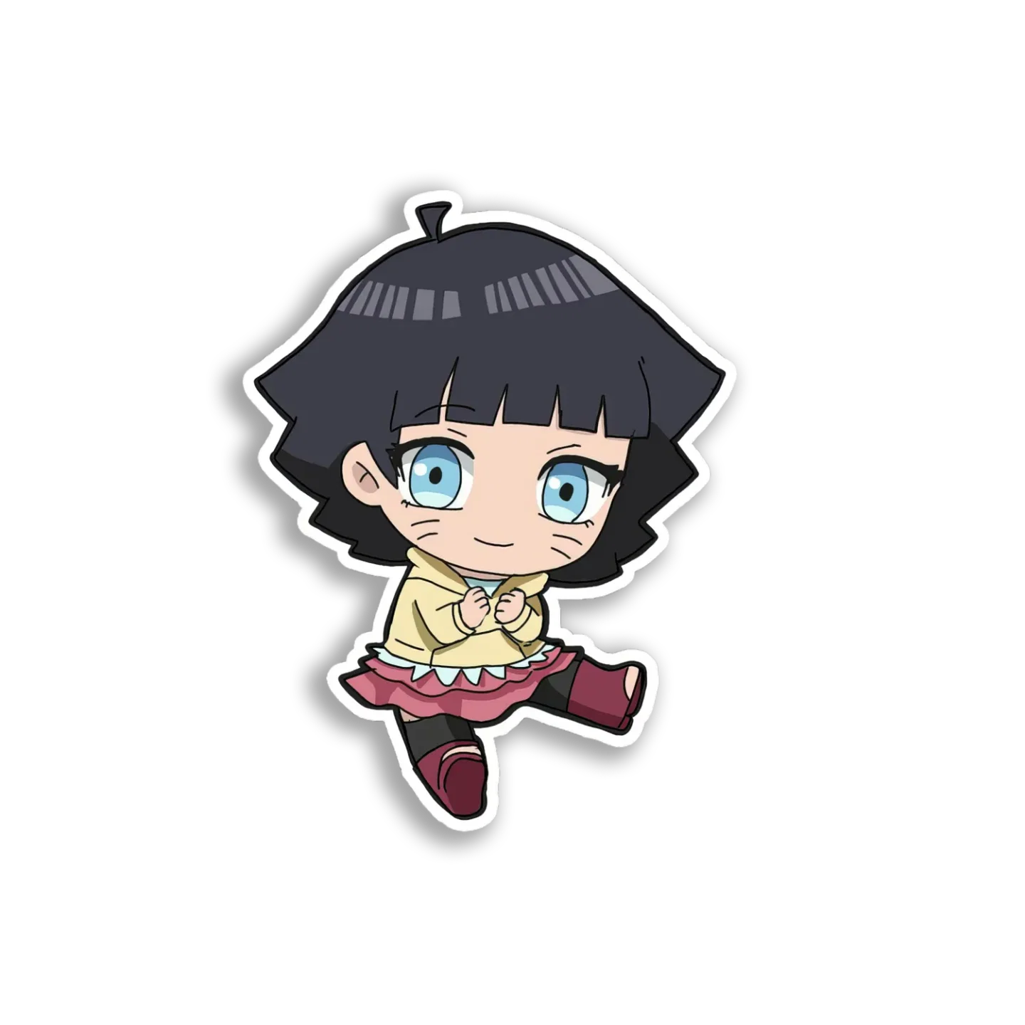 Hinata Chibi Artwork Sticker