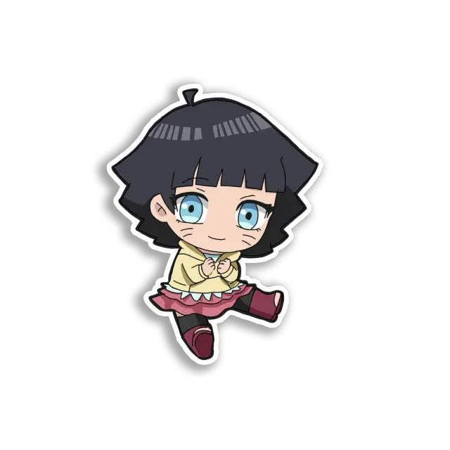 Hinata Chibi Artwork Sticker
