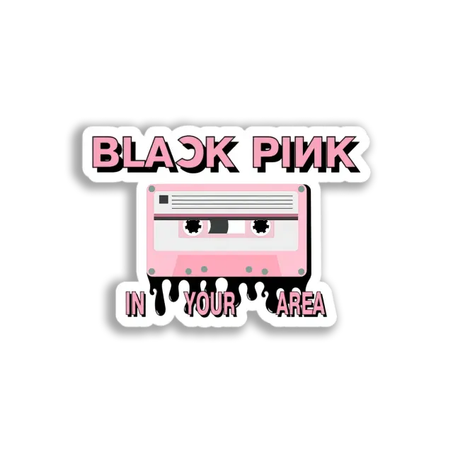 Blackpink Cassette Tape Sticker