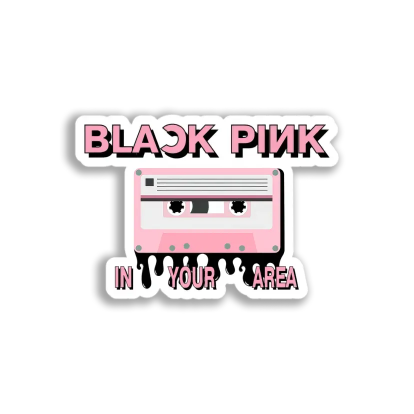 Blackpink Cassette Tape Sticker