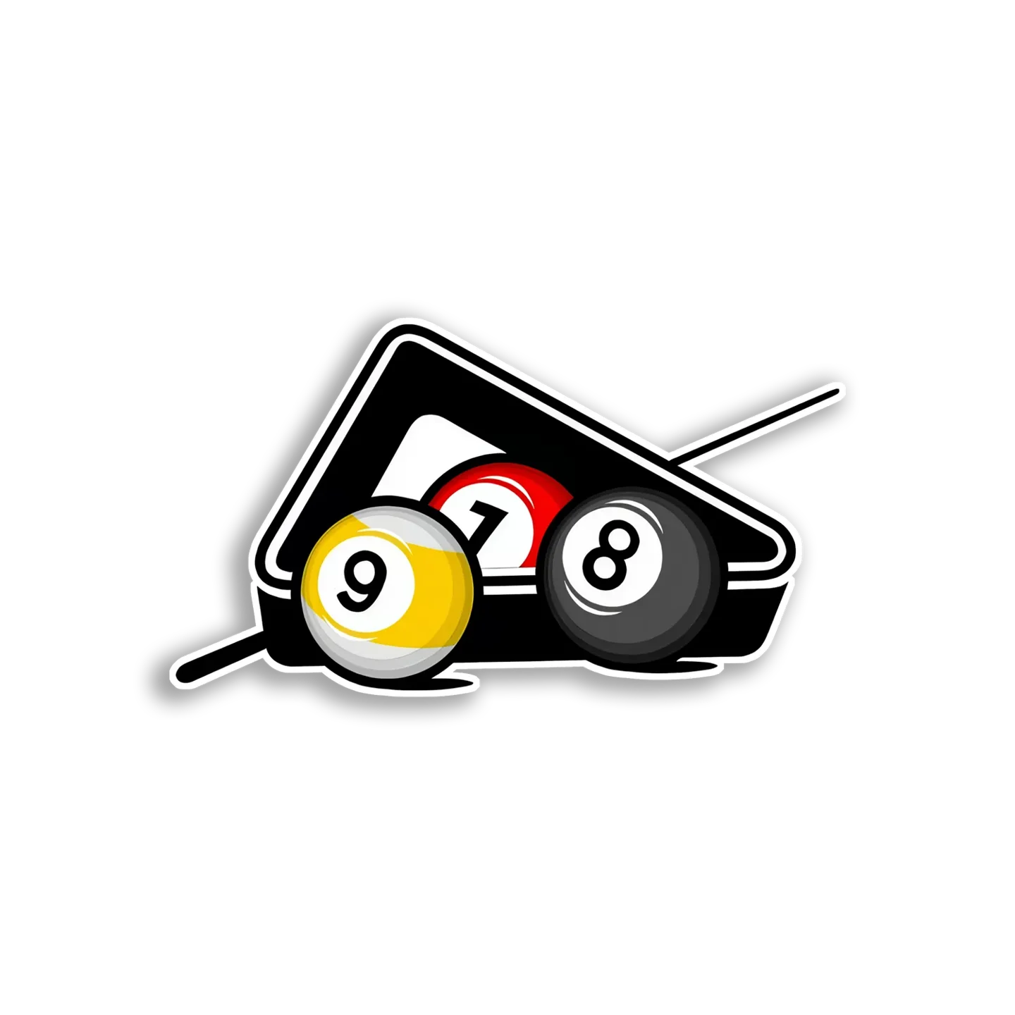 Billiards 8 Ball and 9 Ball Sticker