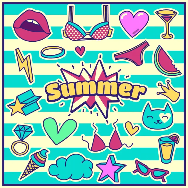 Summer VSCO Stickers