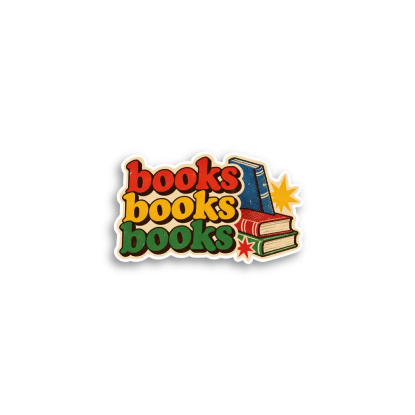 Books Books Books Sticker
