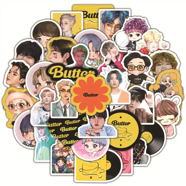 BTS Butter Stickers Pack of 50