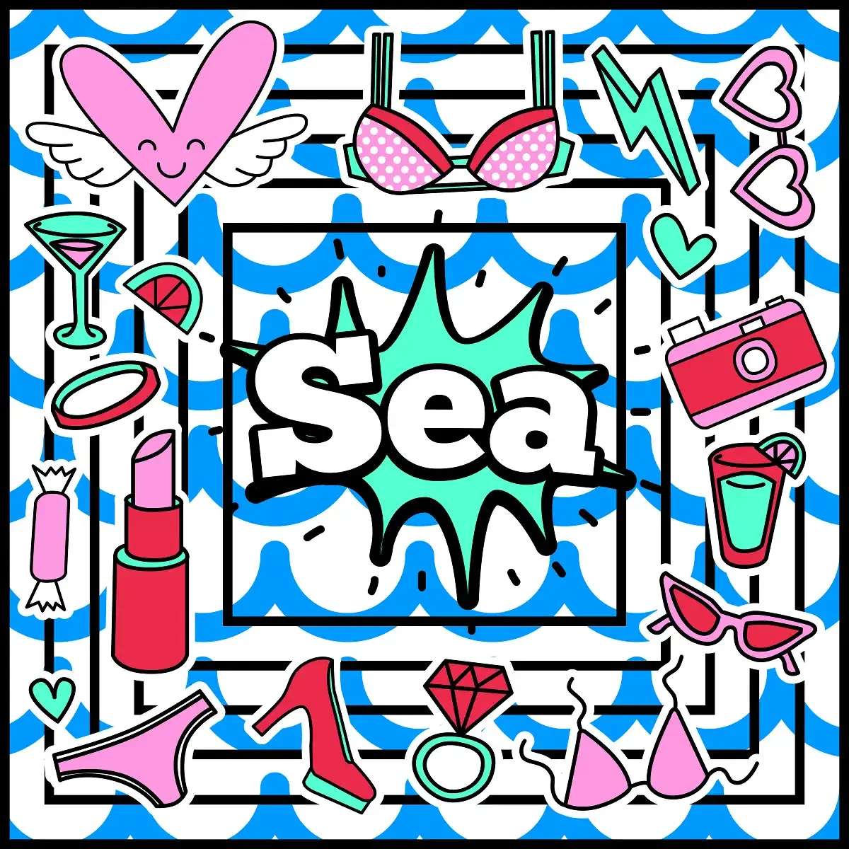 Sea VSCO Stickers