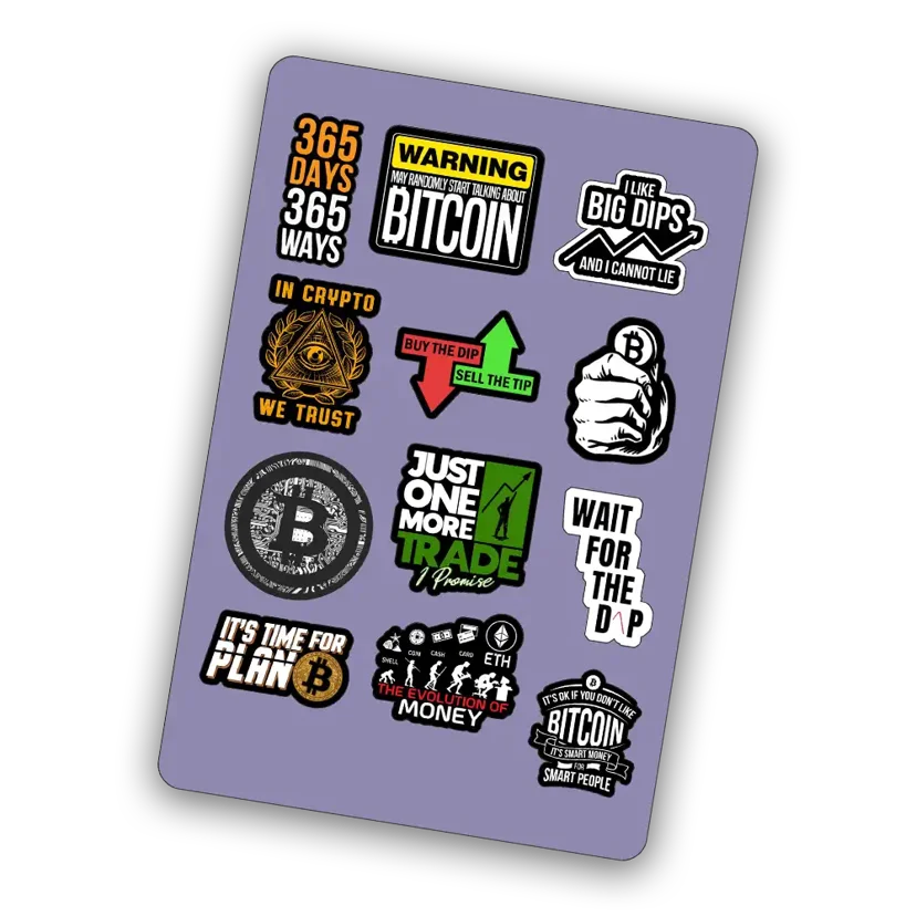 Crypto  - Mini Sticker Sheet