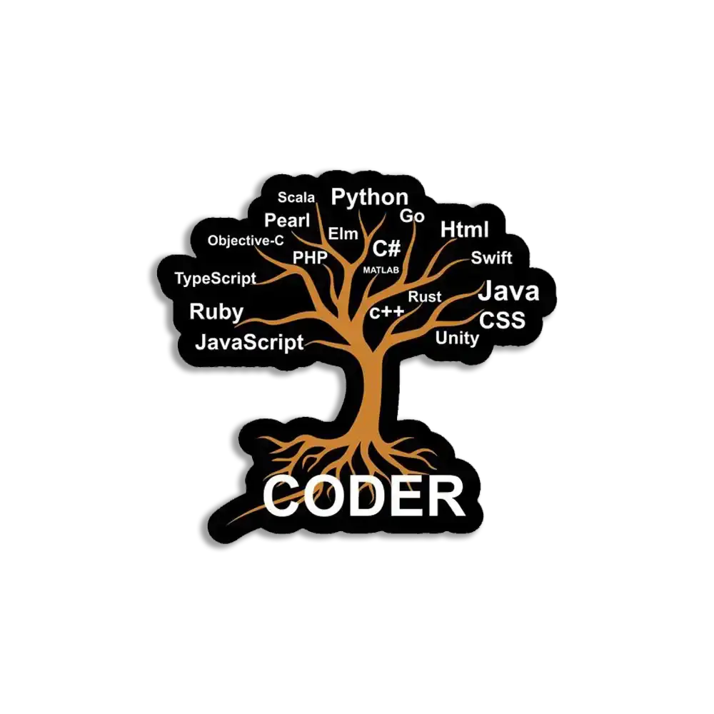 Coder Tree Sticker