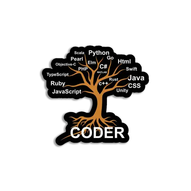 Coder Tree Sticker