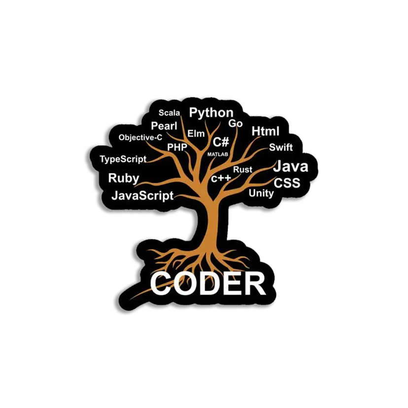 Coder Tree Sticker