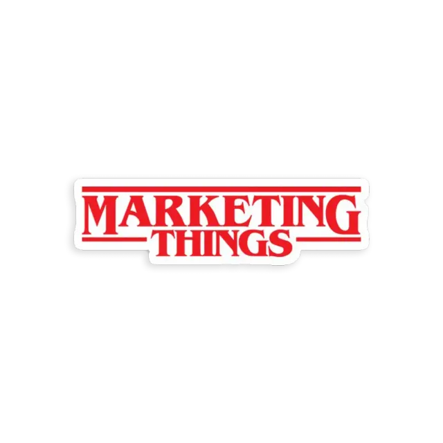 Marketing Things Sticker