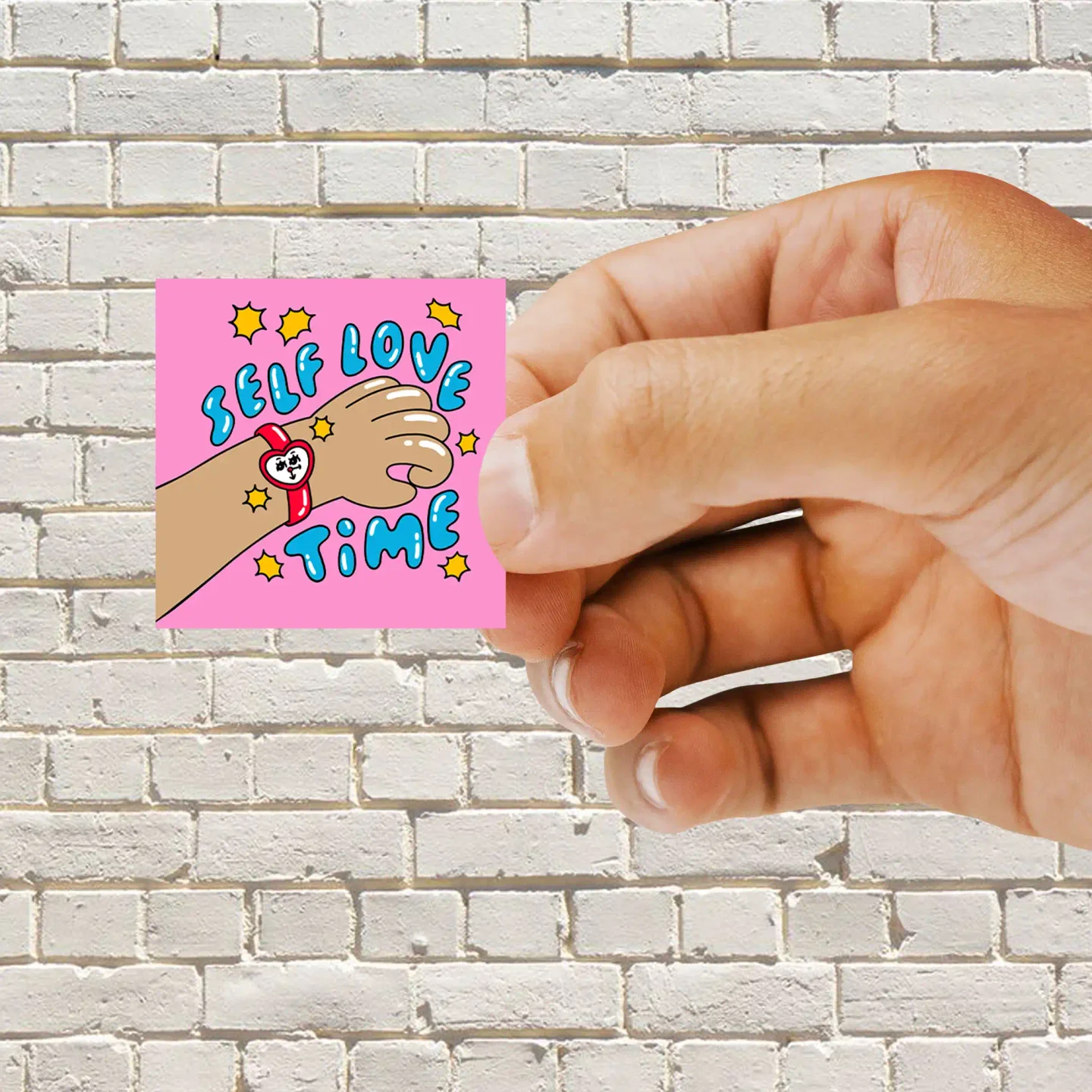 Self Love Heart Sticker