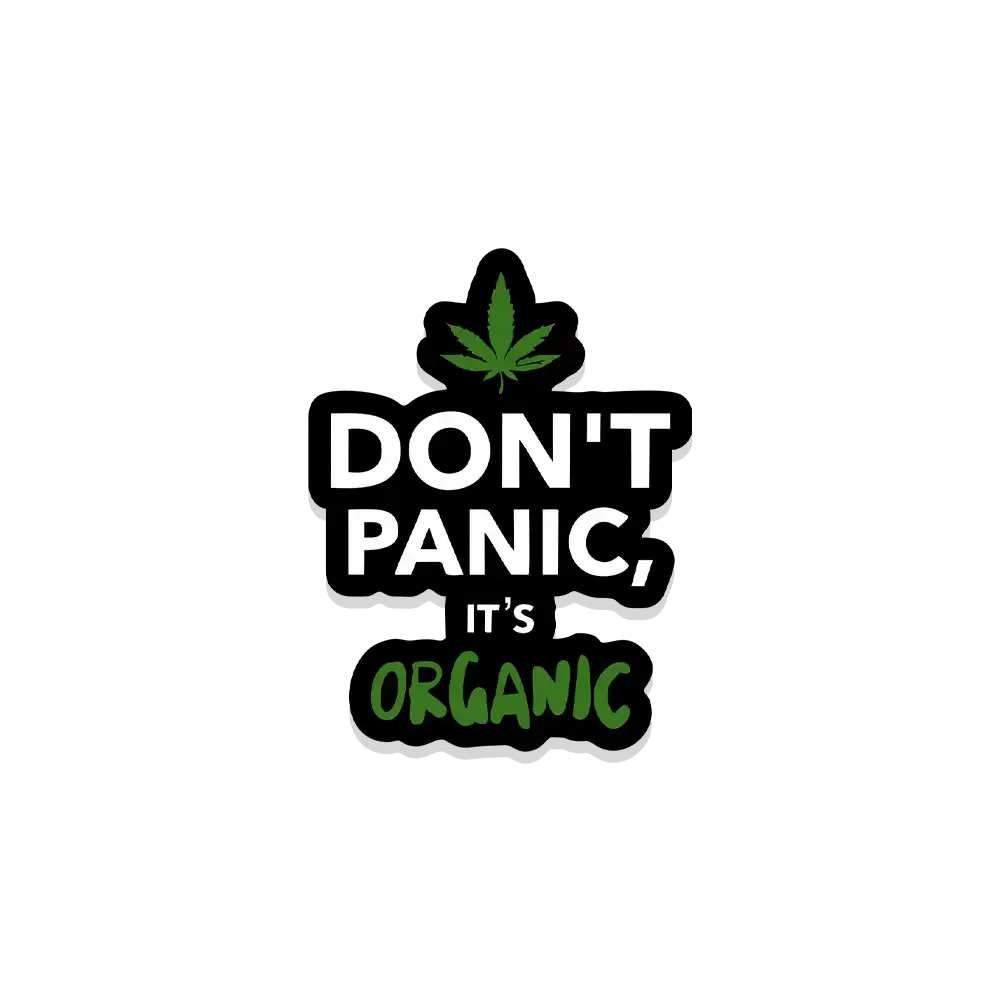 Don't Panic, It's Organic Sticker