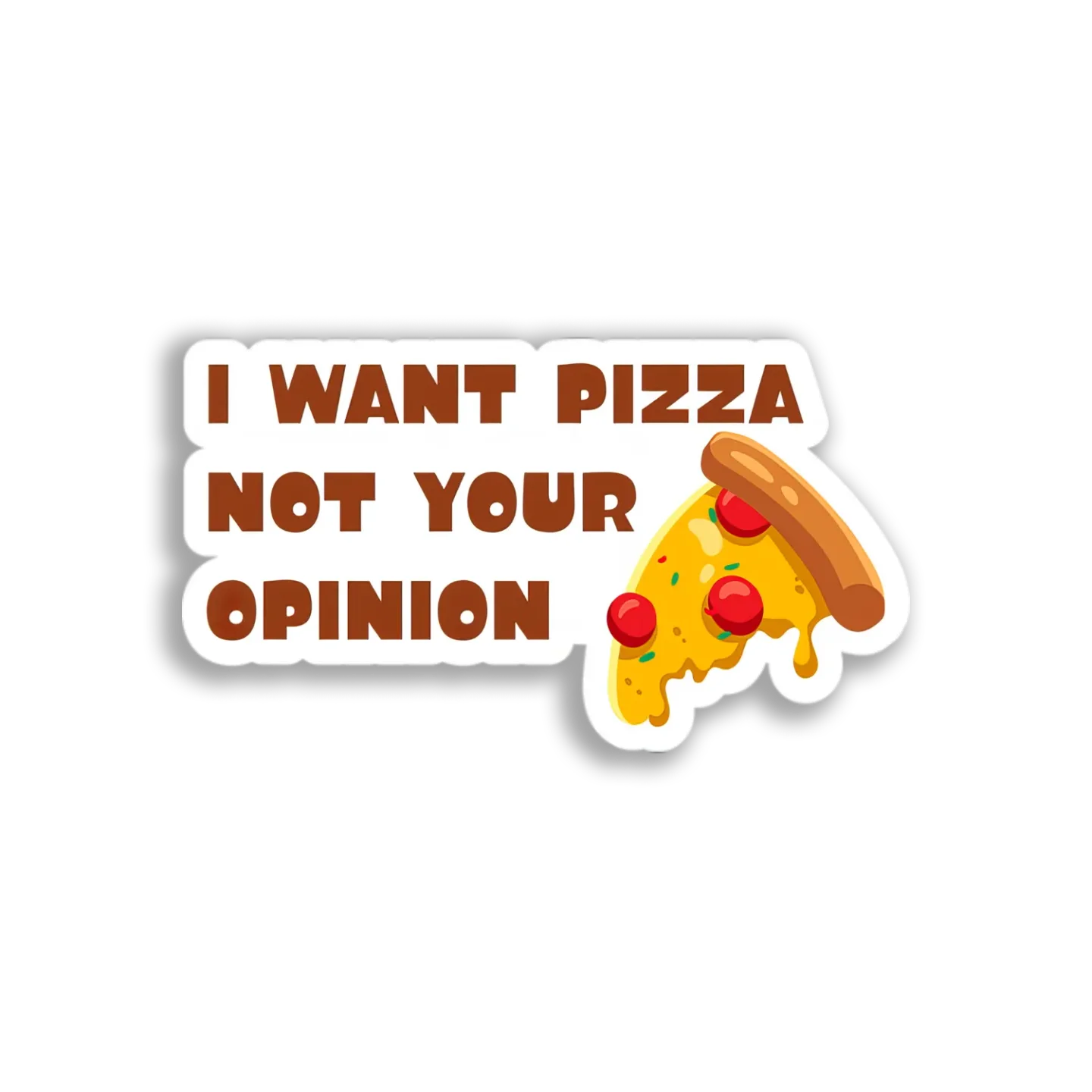 Pizza Slice Graphic Sticker