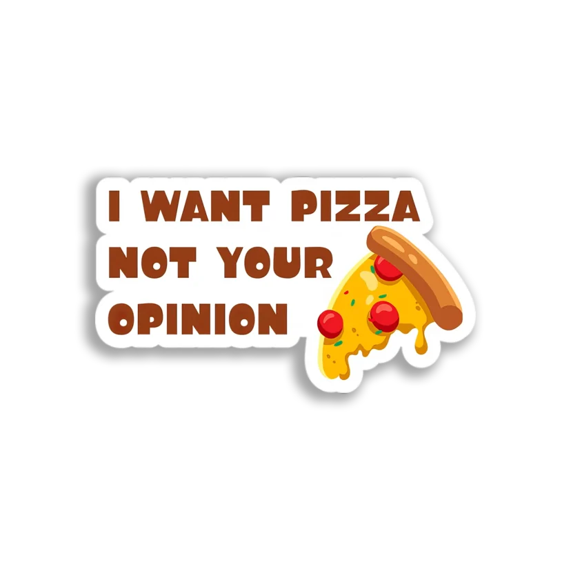 Pizza Slice Graphic Sticker