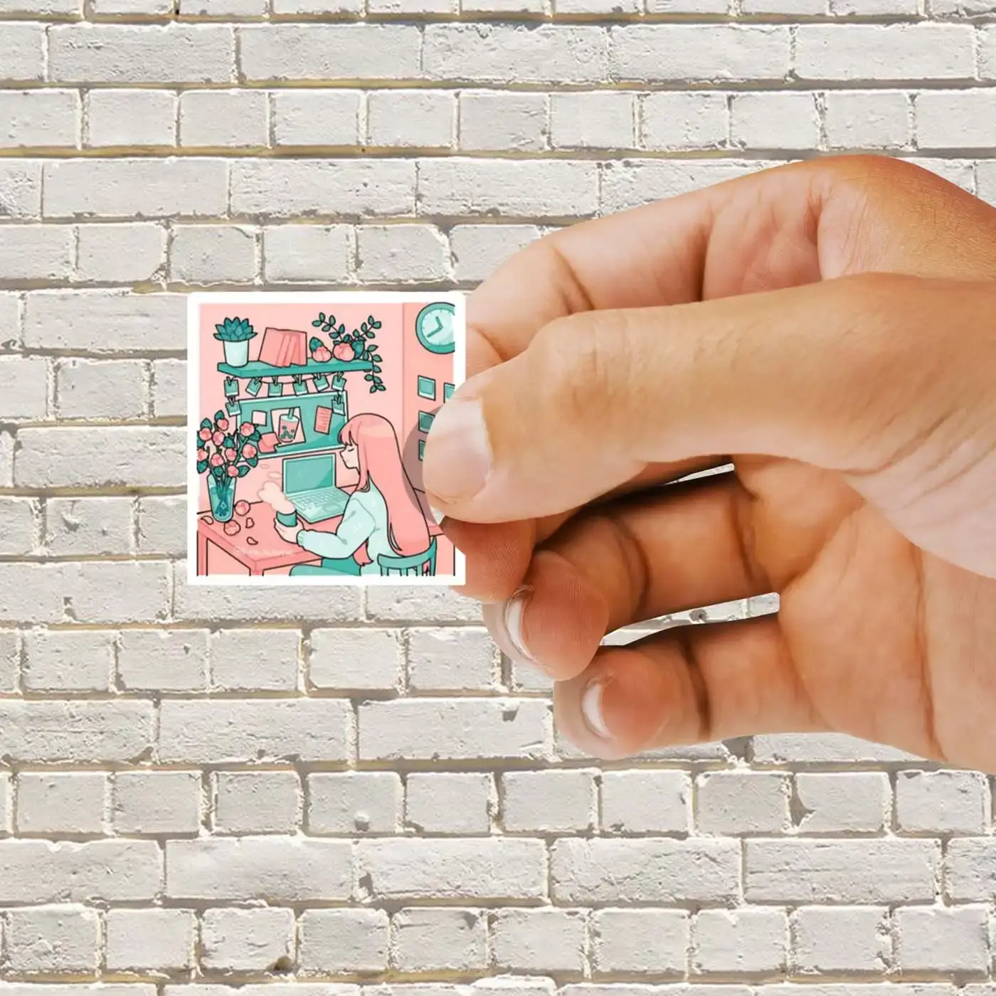Cherry Desk Sticker