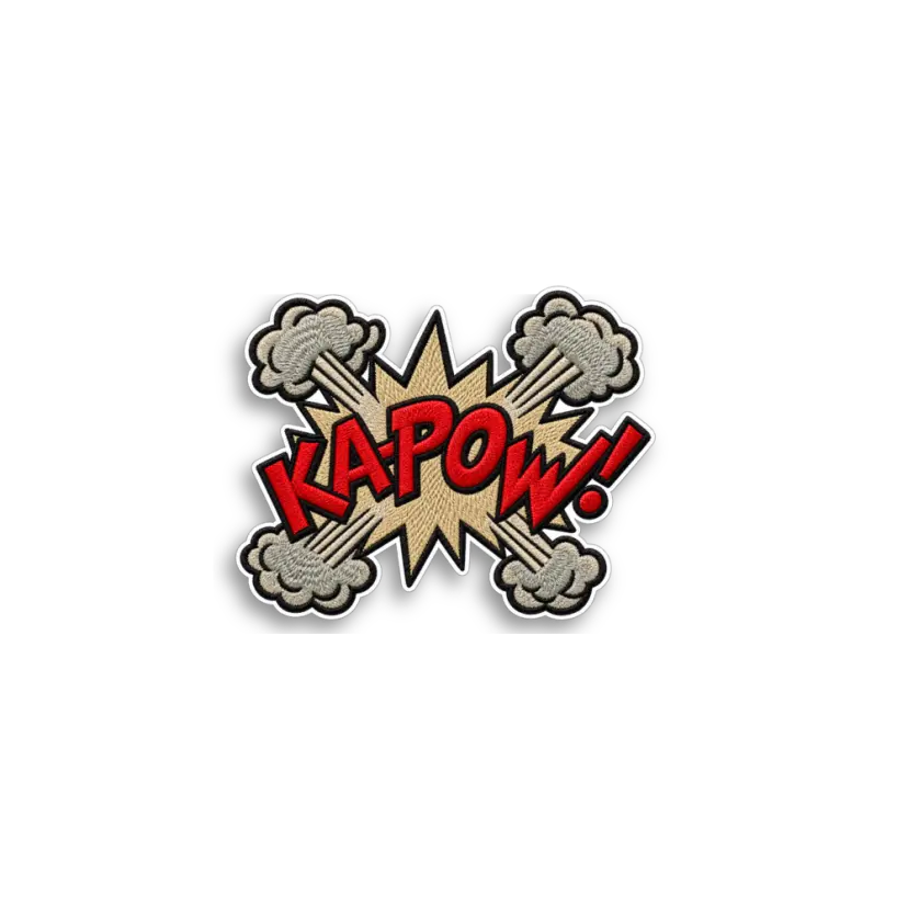 Kapow Patch Sticker