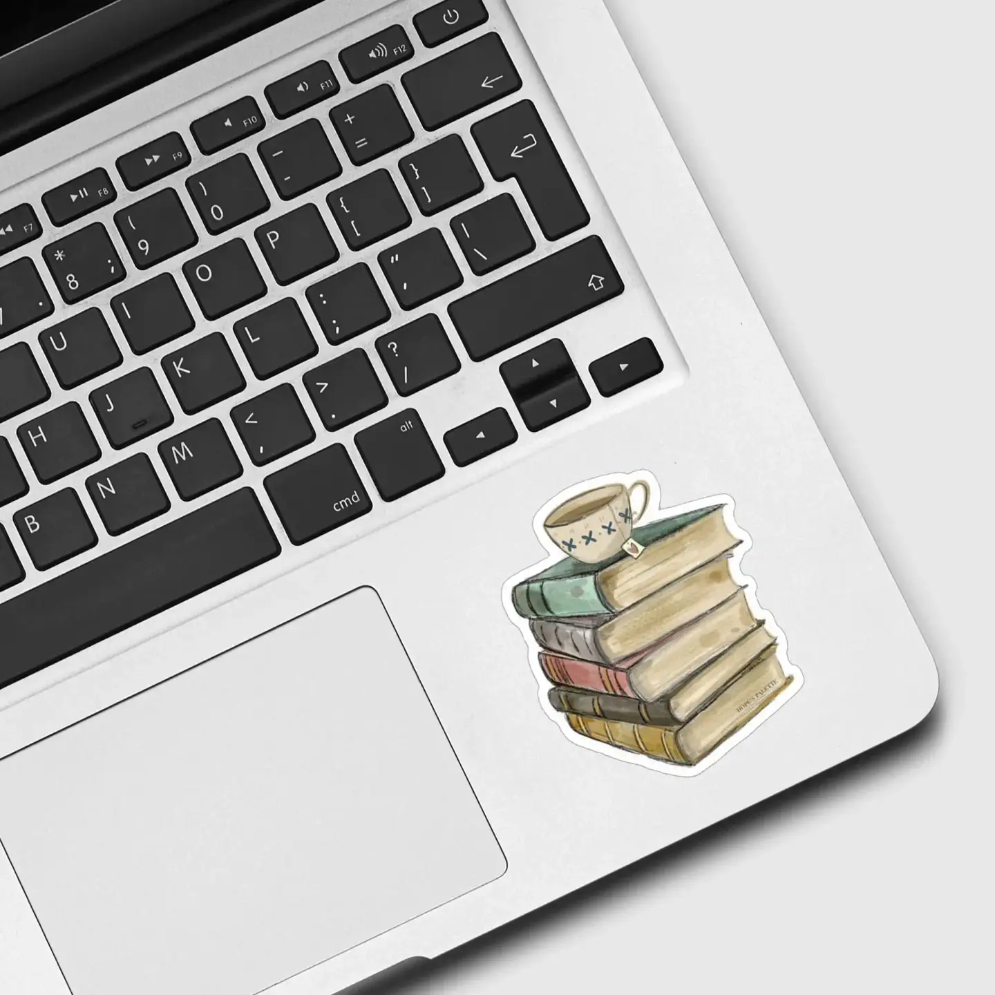 Books and Coffee Sticker