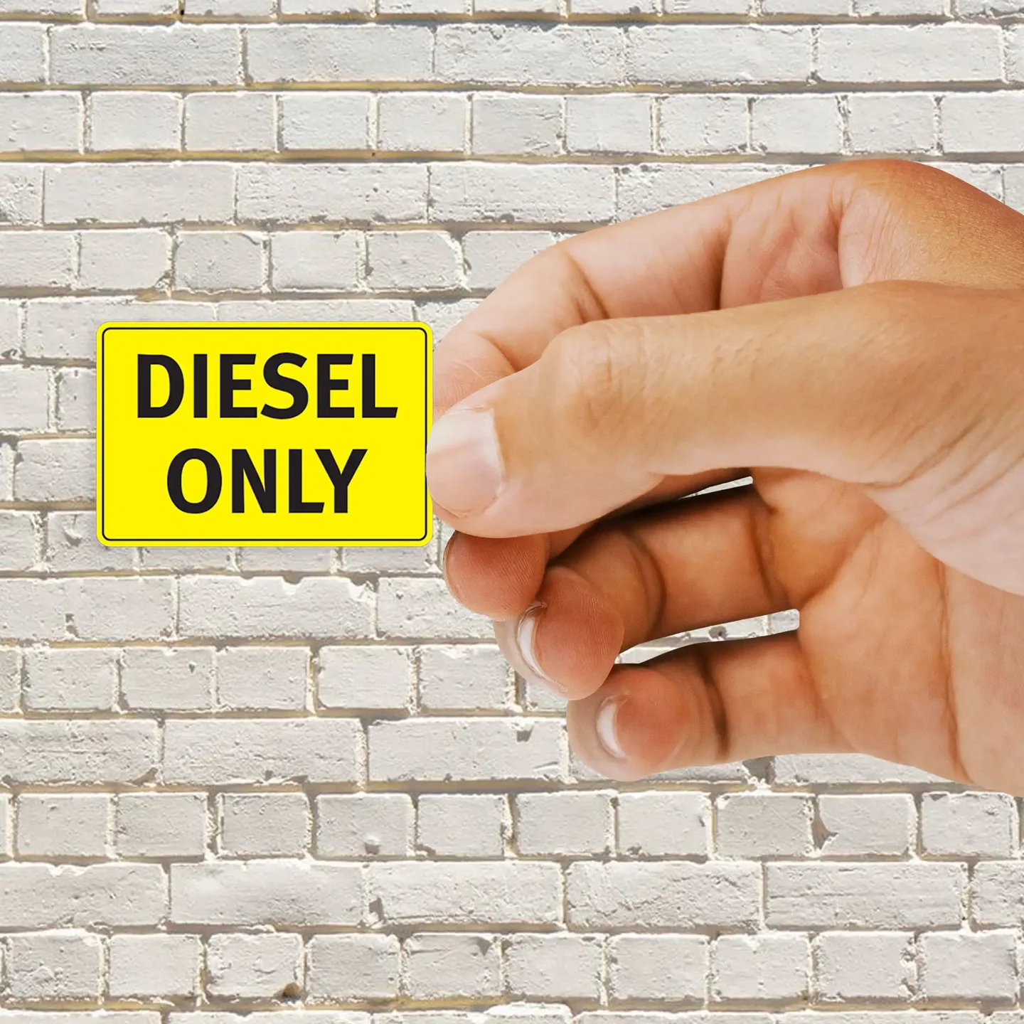 Diesel fuel only Sticker