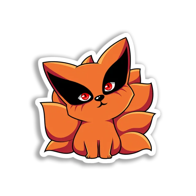 Nine-Tailed Fox Kit Sticker