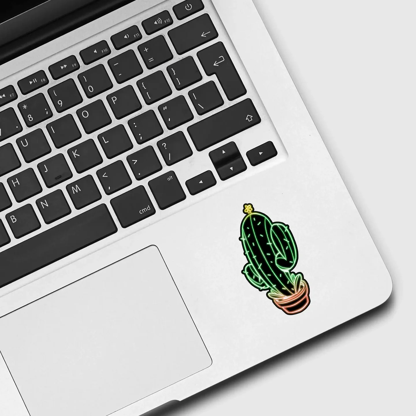 Neon Cactus Sticker