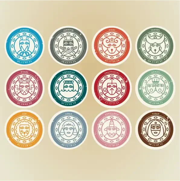 Zodiac Stickers