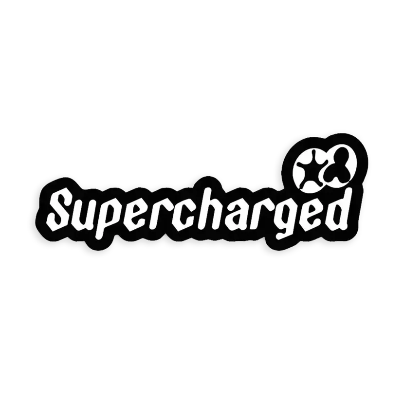 Supercharged Car Sticker