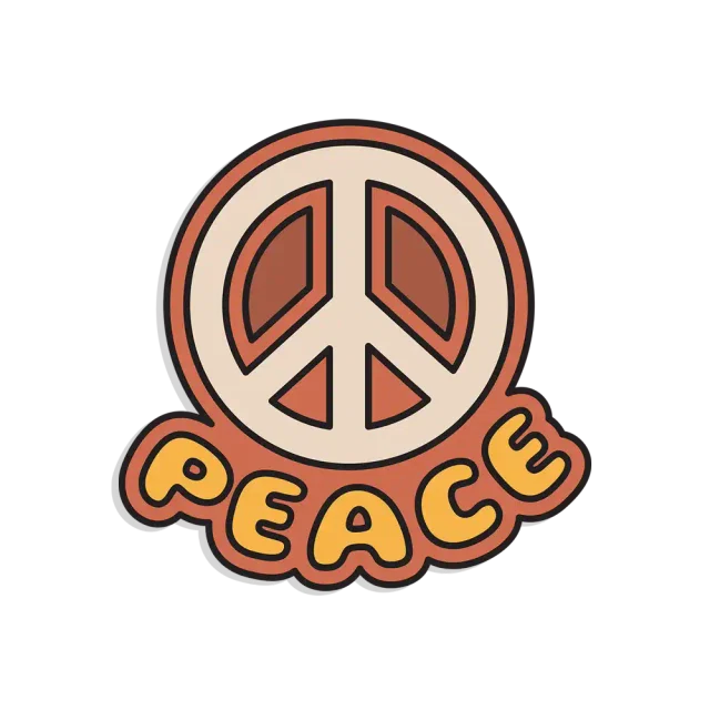 Peace Sticker