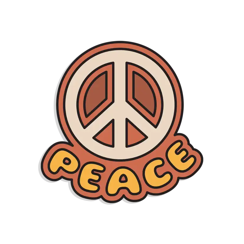 Peace Sticker