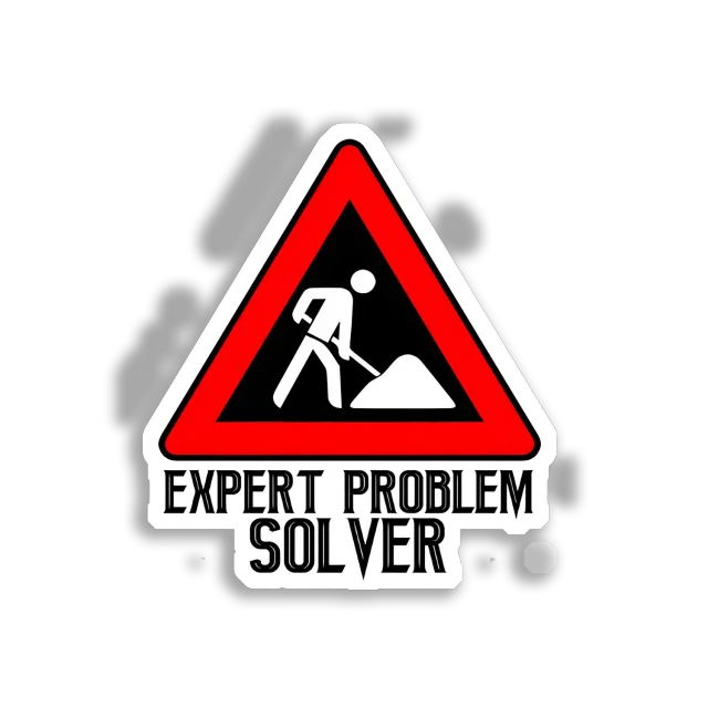 Expert Problem Solver Sticker