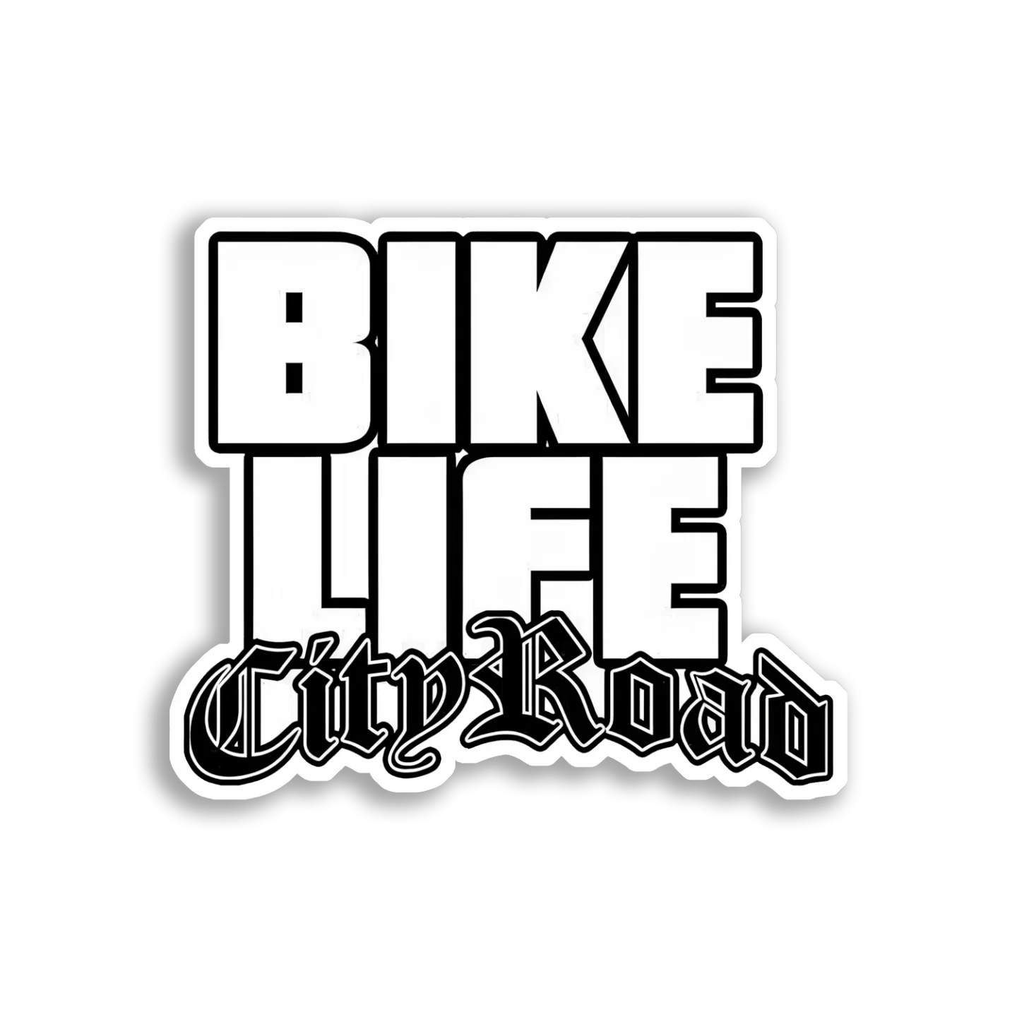 Bike Life City Road Car Sticker