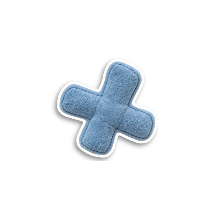 Blue Cross Sticker