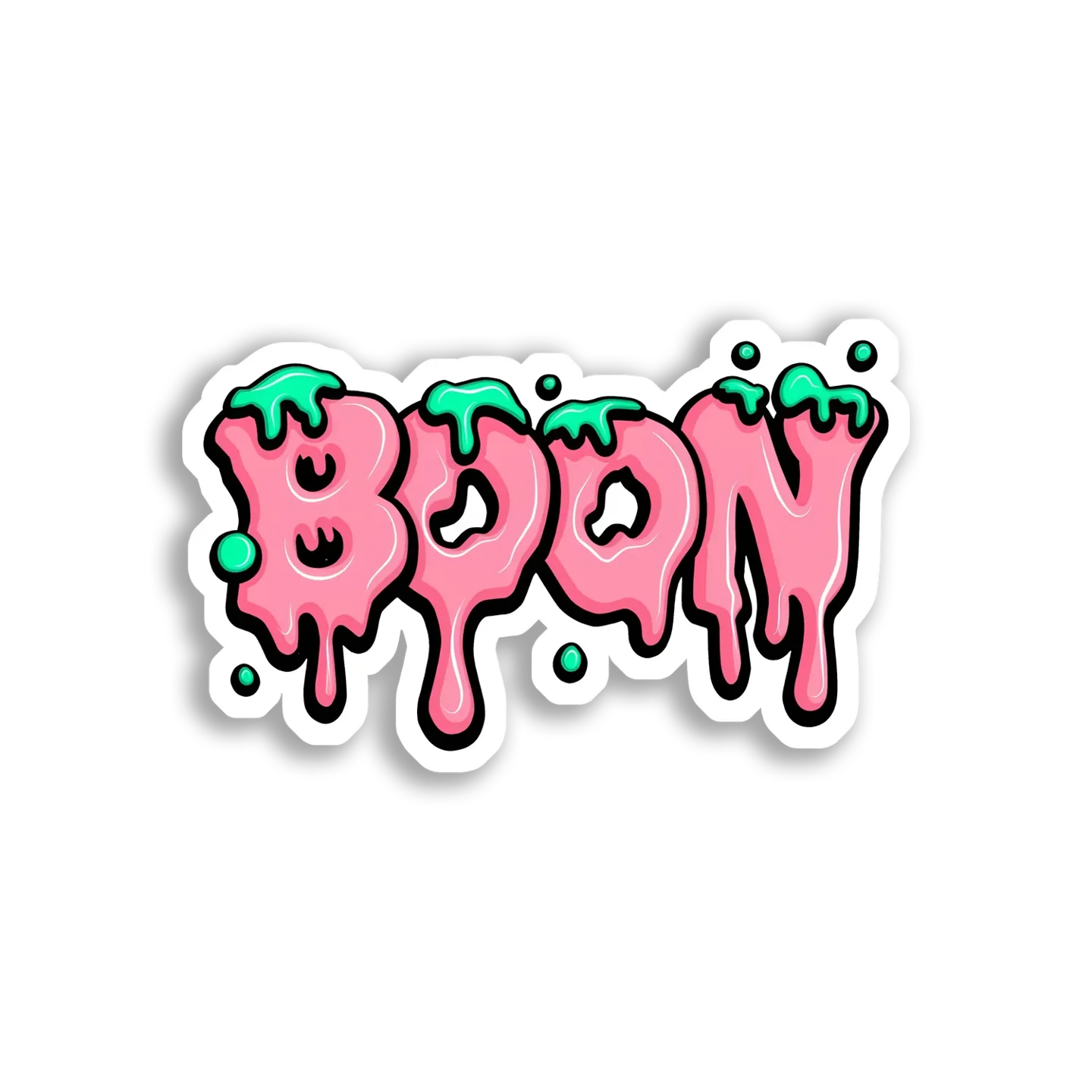 Gooey Pink Boon Sticker Image Sticker