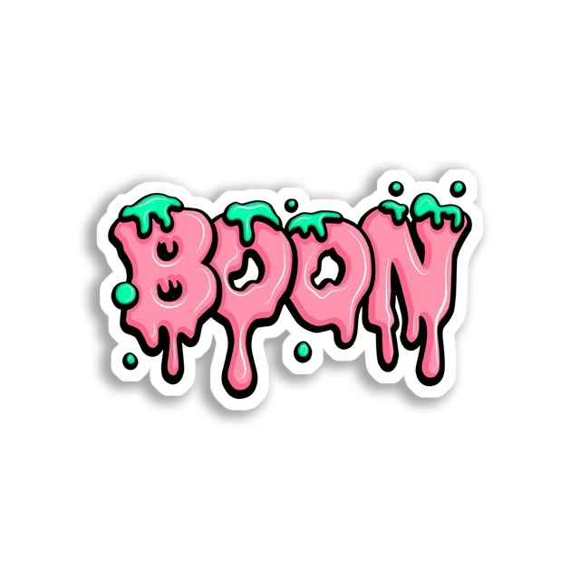 Gooey Pink Boon Sticker Image Sticker