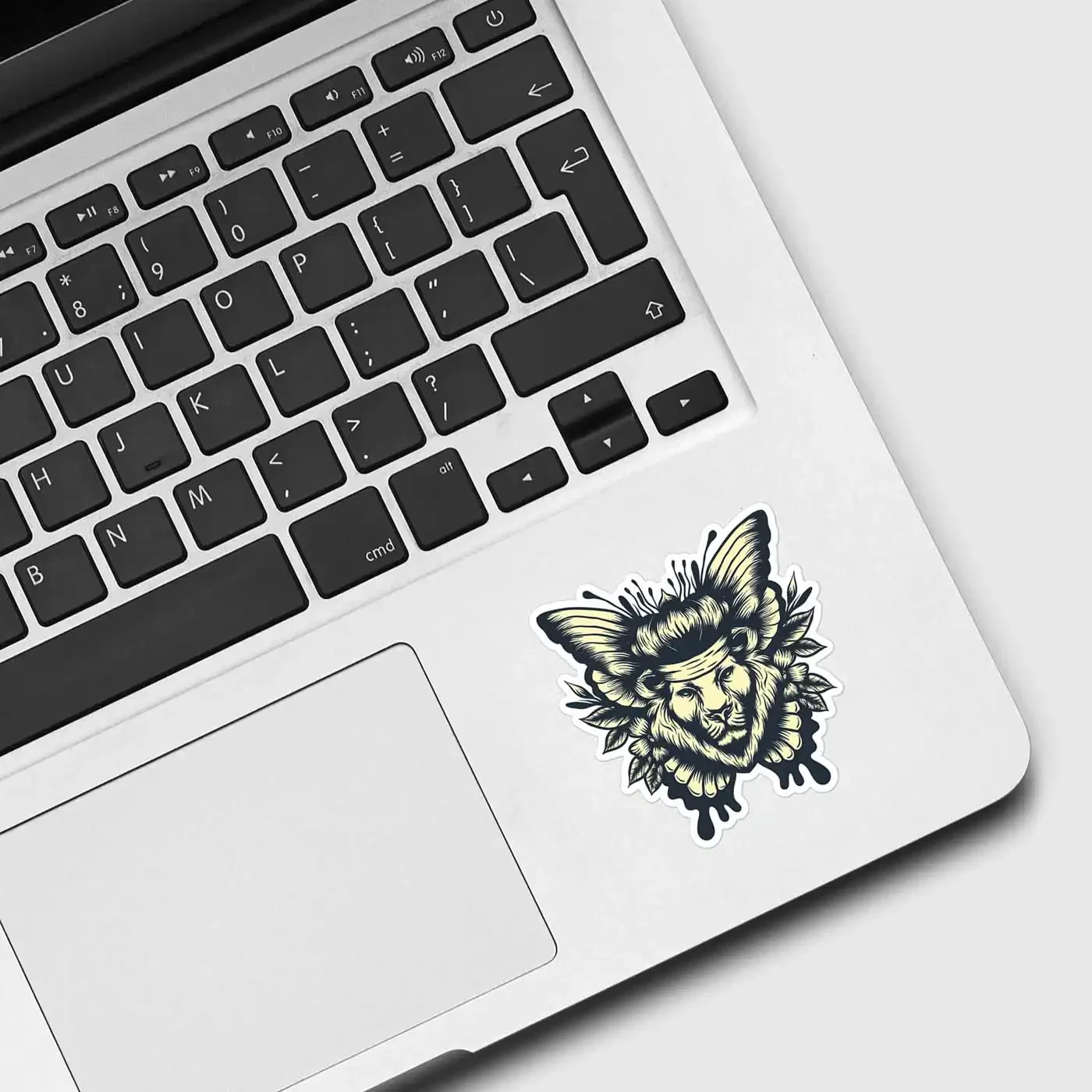 Lion Butterfly Sticker