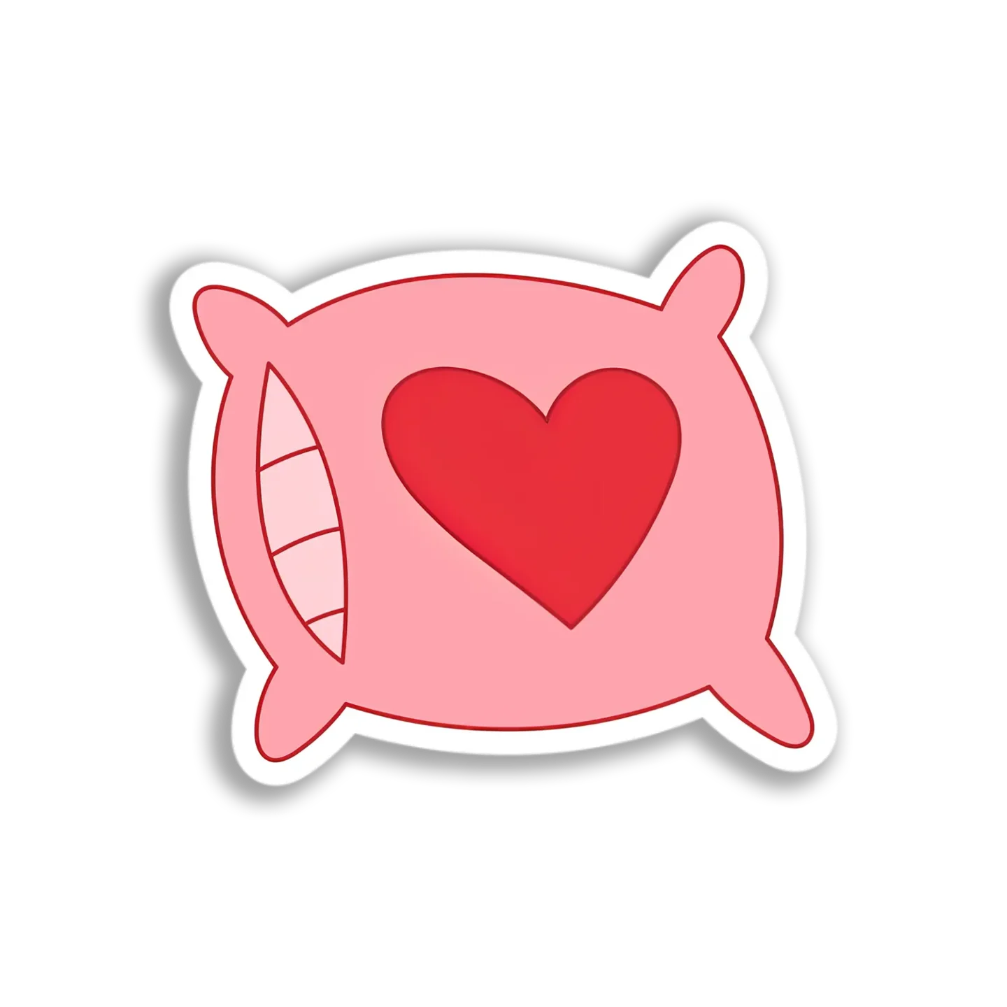 Heart Pillow Sticker