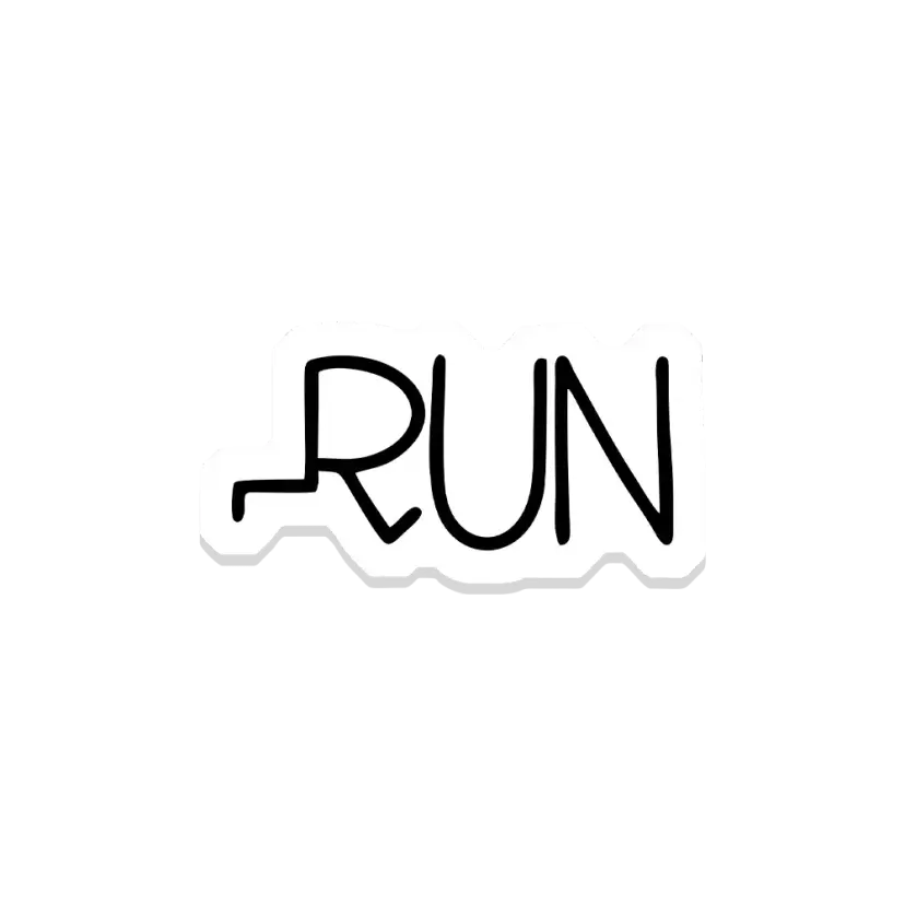 Run Sticker