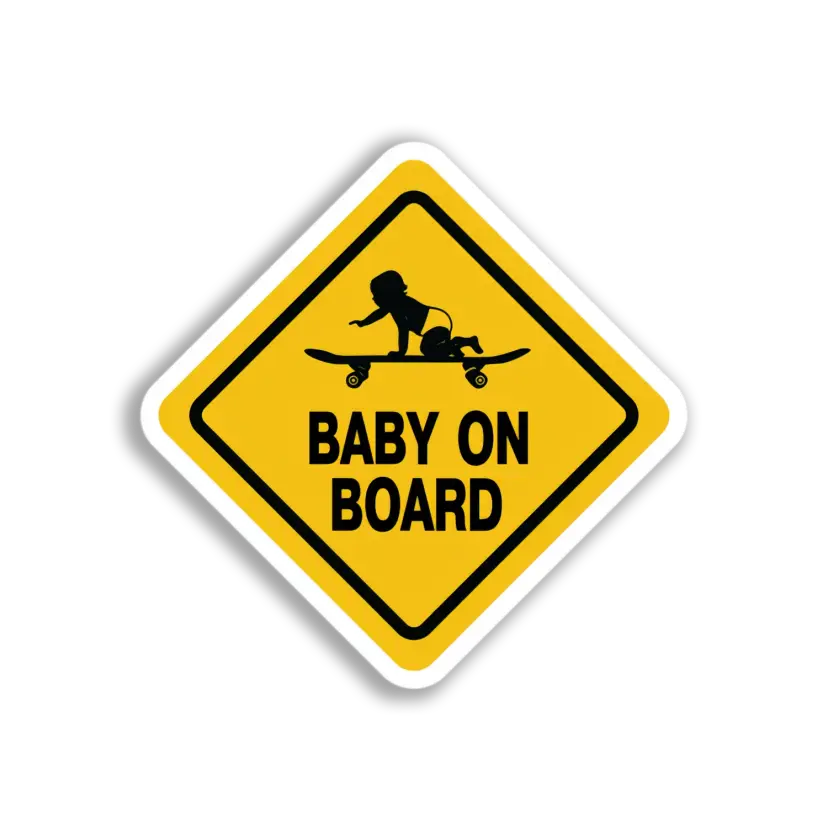 Baby On Board Sign Sticker