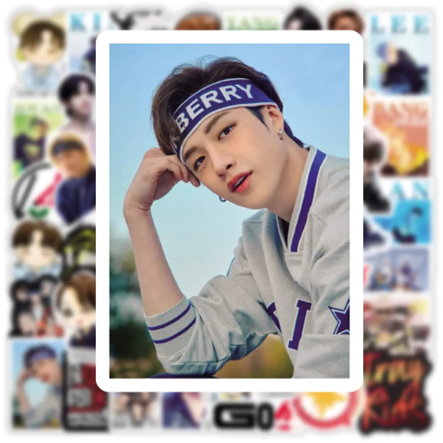 Kpop Korean Team Stray Kids Stickers Pack of 50