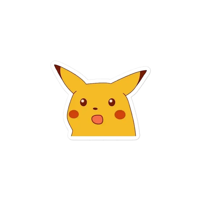 Pikachu Sticker