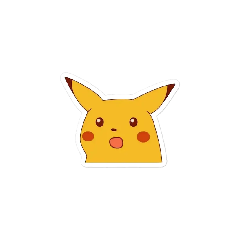 Pikachu Sticker