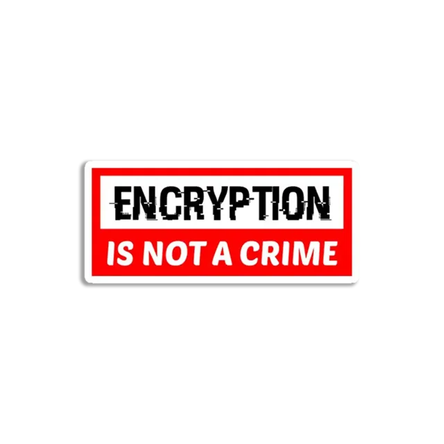 Encryption is not a Crime Sticker