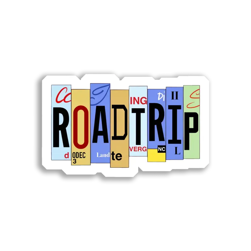 Road Trip Land Verge NC Sticker