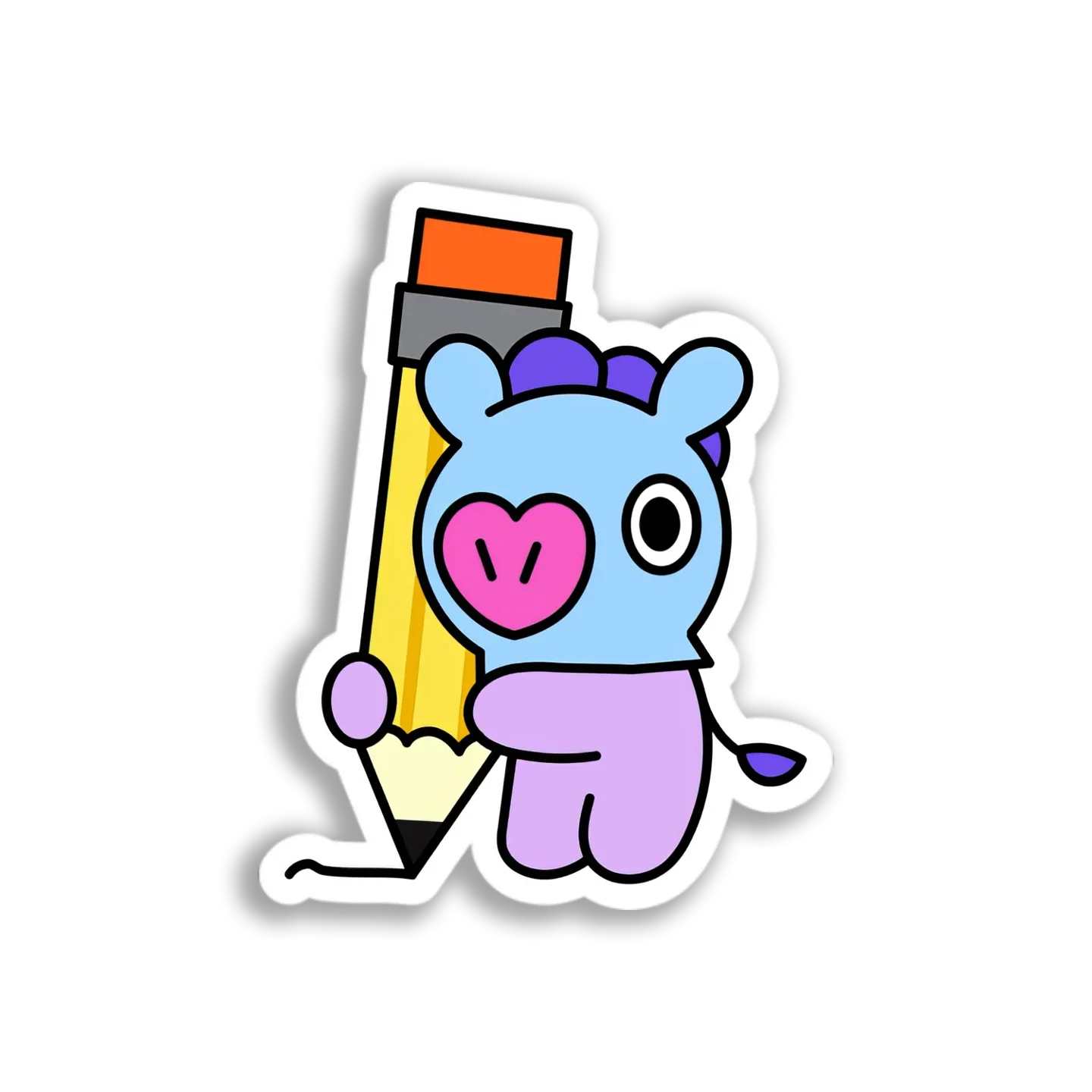 BT21 Pencil Friend Sticker